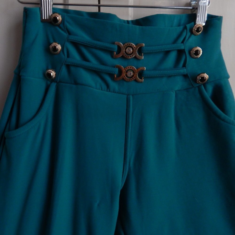 *Loved* Aqua Colored Pants...